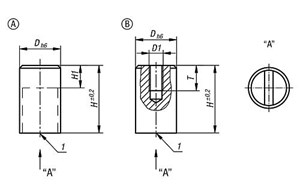 Magnete rund (Stabgreifer) 
aus NdFeB